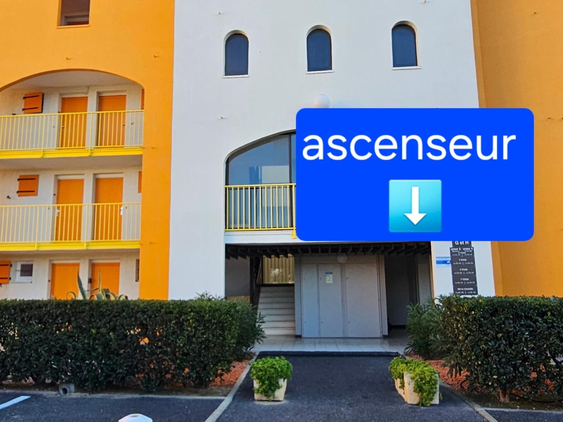 Appartement Vue Mer,Acces Direct Plage,Fibre,Clim,Parking Public Gratuit Le Barcarès Pokój zdjęcie